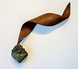 Holdfast 1, 2023, 15"x12"x4", stone and bronze