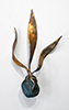 Holdfast 3, 2023, 8x13x2, found object and bronze