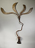 Sequester, 2022, 37" x 48" x 6", bronze and steel, unique