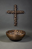 Cross and Font, 2019, Bronze, Unique